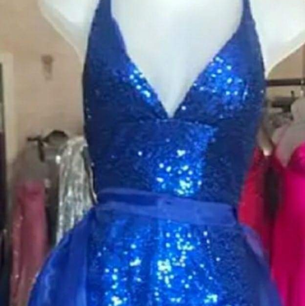Royal blue romper